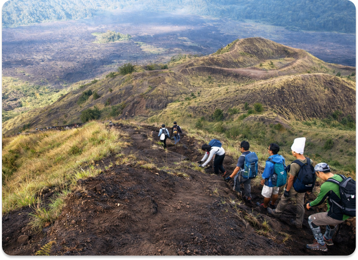 is mount batur trekking safe