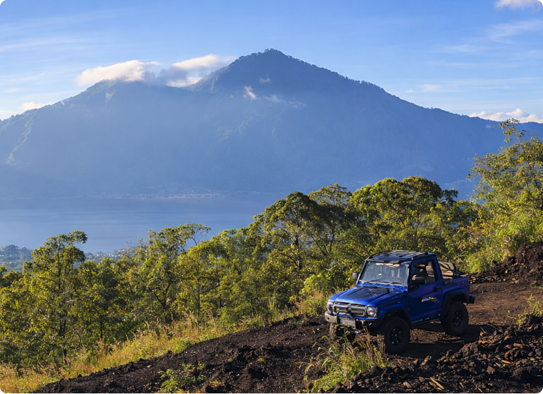 batur sunrise jeep tour in bali